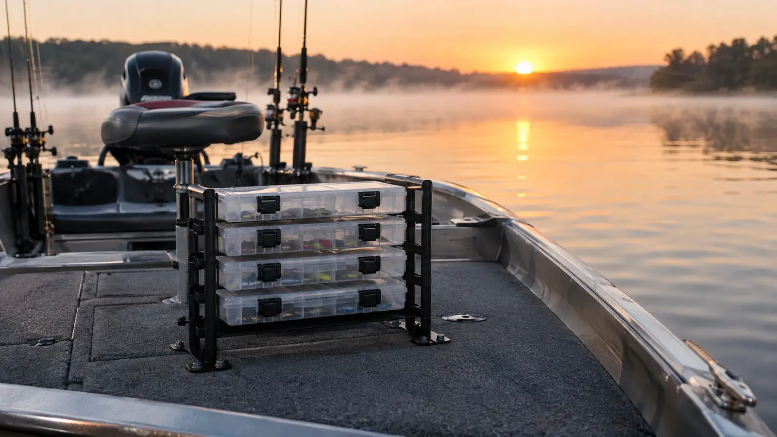 How One Tackle Rack Ended My Tangled Boat Floor